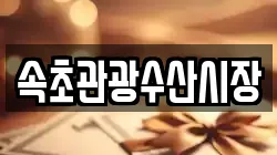 속초관광수산시장