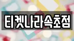 티켓나라속초점