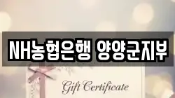 NH농협은행 양양군지부