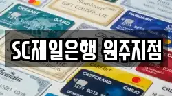 SC제일은행 원주지점