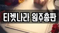 티켓나라 원주총판