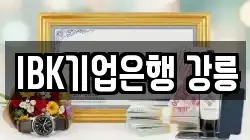 IBK기업은행 강릉