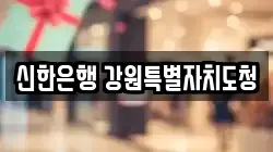 신한은행 강원특별자치도청