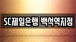 SC제일은행 백석역지점