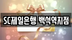 SC제일은행 백석역지점