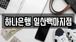 하나은행 일산백마지점
