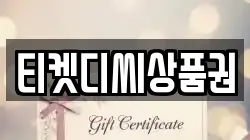 티켓디씨상품권