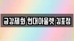 금강제화 현대아울렛 김포점
