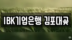 IBK기업은행 김포대곶