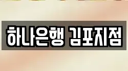 하나은행 김포지점