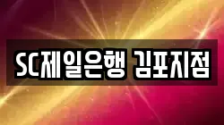 SC제일은행 김포지점
