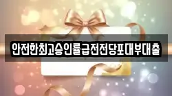 안전한최고승인률급전전당포대부대출