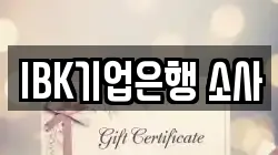 IBK기업은행 소사