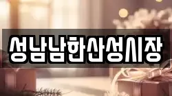 성남남한산성시장