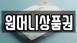 원머니상품권