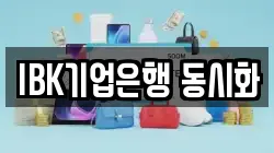 IBK기업은행 동시화