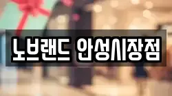 노브랜드 안성시장점