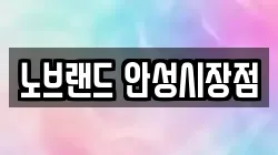 노브랜드 안성시장점