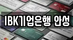 IBK기업은행 안성