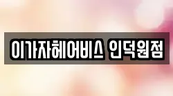 이가자헤어비스 인덕원점