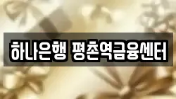 하나은행 평촌역금융센터
