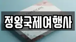 정왕국제여행사