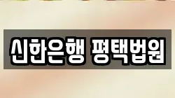 신한은행 평택법원
