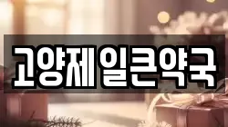 고양제일큰약국