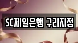 SC제일은행 구리지점