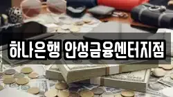 하나은행 안성금융센터지점