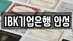 IBK기업은행 안성