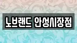 노브랜드 안성시장점
