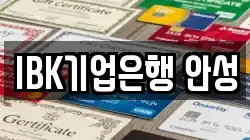 IBK기업은행 안성