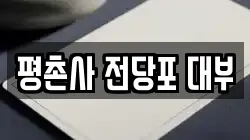평촌사 전당포 대부