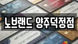 노브랜드 양주덕정점