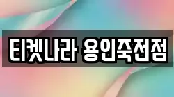 티켓나라 용인죽전점