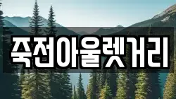 죽전아울렛거리