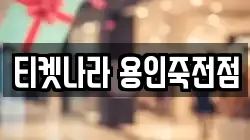 티켓나라 용인죽전점