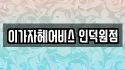 이가자헤어비스 인덕원점