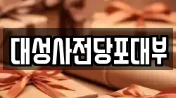 대성사전당포대부