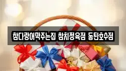 참다랑어막주는집 참치정육점 동탄호수점