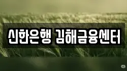 신한은행 김해금융센터