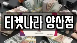 티켓나라 양산점