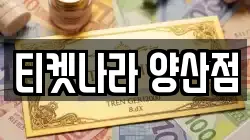 티켓나라 양산점
