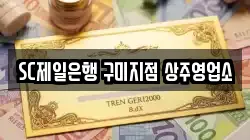SC제일은행 구미지점 상주영업소