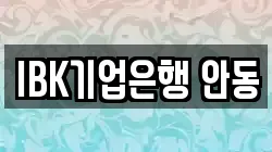 IBK기업은행 안동