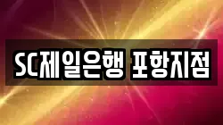 SC제일은행 포항지점