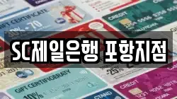SC제일은행 포항지점