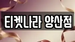 티켓나라 양산점