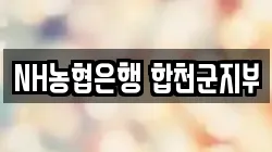 NH농협은행 합천군지부